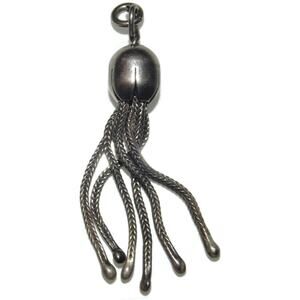 925 Vintage Estate Sterling Silver Pendants Dangle Tassel Tassle